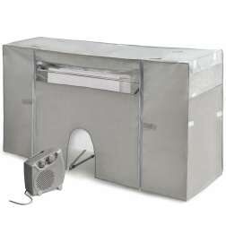Clothesline Cover with Heater Rayen 6175 Grey 180 x 56 x 106 cm