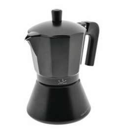 Caffettiera Italiana JATA CFI6 Nero Alluminio 6 Tazze 1 L
