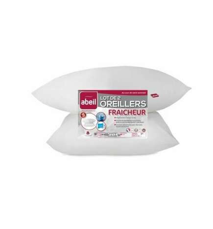 Cuscino Abeil Bianco 60 x 60 cm (2 Unità)