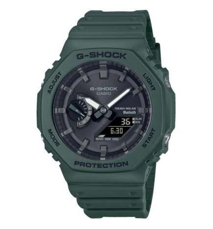 Orologio Uomo Casio NEW OAK  - BLUETOOTH + TOUGH SOLAR Nero (Ø 44,5 mm) (Ø 45,5 mm)