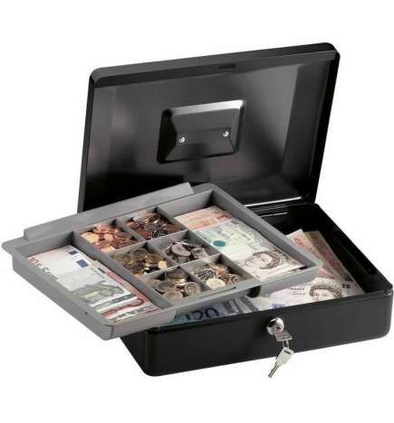 Cassetta di raccolta Master Lock Nero 25 x 31 x 10 cm Acciaio