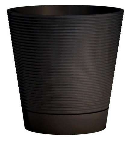 Vaso Autoirrigante Garden ID Nero 40 cm