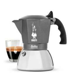 Caffettiera Italiana Bialetti Brikka Argentato Alluminio