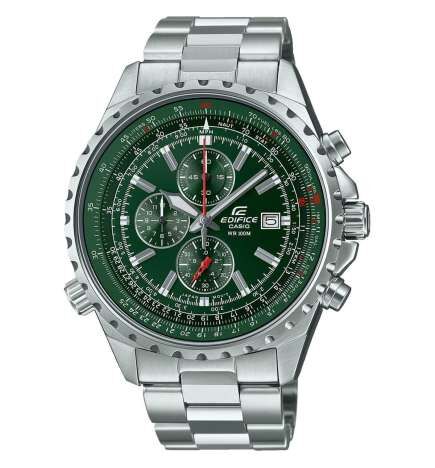 Orologio Uomo Casio EF-527D-3AVUEF Verde Argentato (Ø 45 mm)