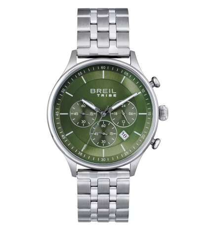 Orologio Uomo Breil EW0641 Verde Argentato