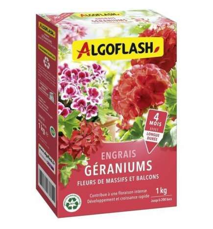 Fertilizzante per piante Algoflash SMART1N Geranio Fiori 1 kg