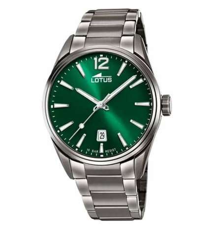 Orologio Uomo Lotus 18684/4 Verde Argentato