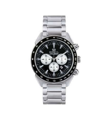 Orologio Uomo Breil TW1924 Nero Argentato (Ø 44 mm)