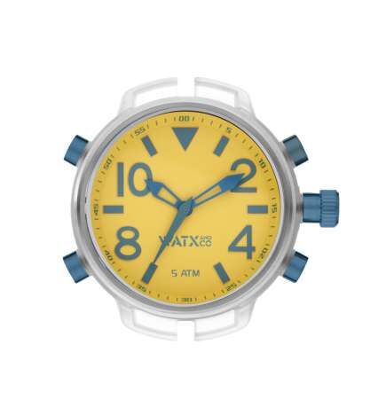 Orologio Unisex Watx & Colors RWA3747  Giallo (Ø 49 mm)