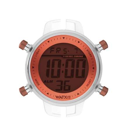 Orologio Unisex Watx & Colors RWA1089 Arancio (Ø 43 mm)