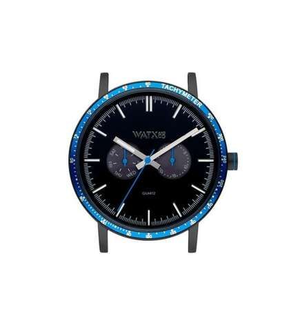 Orologio Unisex Watx & Colors WXCA2746 Nero (Ø 44 mm)