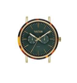 Orologio Unisex Watx & Colors WXCA2740 Verde Dorato (Ø 44 mm)