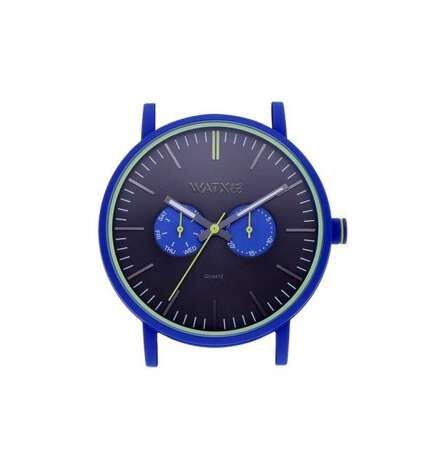 Orologio Unisex Watx & Colors WXCA2743 Azzurro (Ø 44 mm)