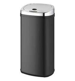 Secchio della spazzatura Kitchen Move Nero Metallo Acciaio inossidabile 42 L