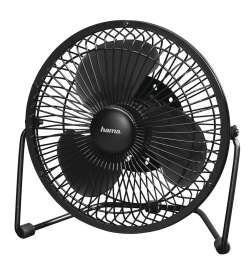 Ventilatore da Tavolo Hama 00012160 Bianco Nero