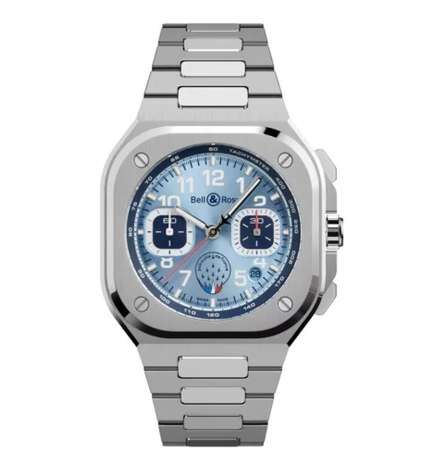 Orologio Uomo Bell & Ross BR05C-PAF-ST_SST Argentato