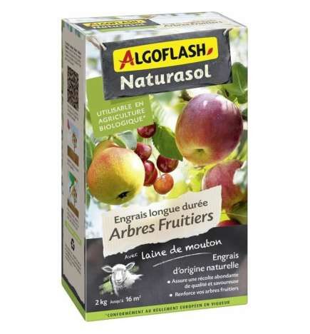 Fertilizzante per piante Algoflash Naturasol ABIOFRUI2 Fruttato 2 Kg