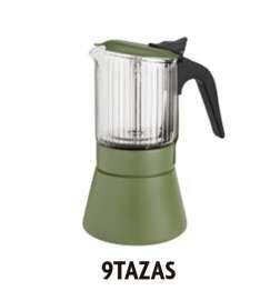 Caffettiera Italiana Inoxibar Clair Verde 9 Tazze