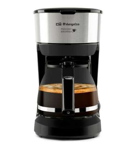 Cafetière goutte à goutte Orbegozo 18486 Noir Argenté 600 W 6 Tasses