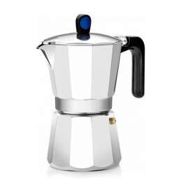 Italian Coffee Pot Monix 5300045872 Silver Aluminium 6 Cups