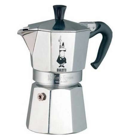 Caffettiera Italiana Bialetti Moka Express Alluminio Argentato