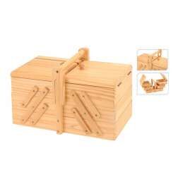 Scatola da cucito Excellent Houseware 784610430 30 x 17,5 x 19 cm
