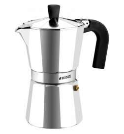 Italian Coffee Pot Monix Braisogona_M620006 Silver Aluminium 6 Cups