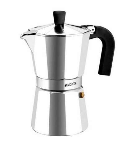 Caffettiera Italiana Monix Braisogona_M620012 Argento Alluminio 12 Tazze
