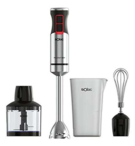 Frullatore a Immersione Multifunzione con Accessori Solac BA5616 Acciaio 1200 W