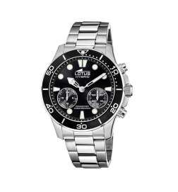 Orologio Uomo Lotus 18800/2 Nero Argentato