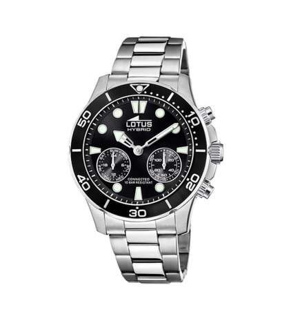 Orologio Uomo Lotus 18800/2 Nero Argentato