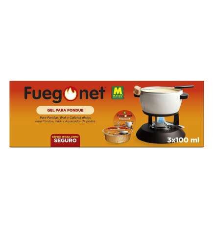 Liquido di accensione Massó 3 x 100 ml Gel Fonduta