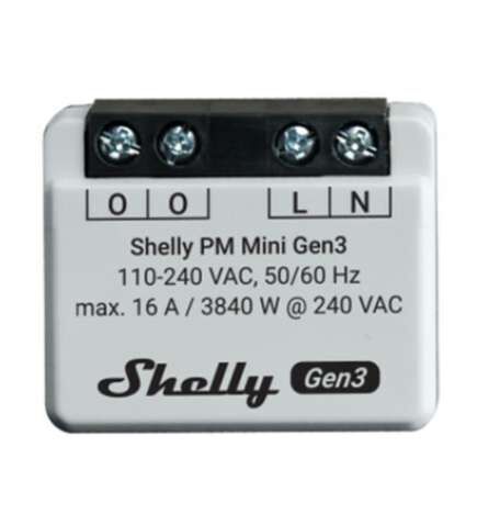 Presa Intelligente Shelly MINI 1PM GEN3 Bluetooth Wi-Fi Bluetooth 4.2