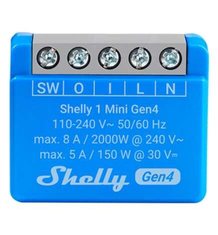 Presa Intelligente Shelly S4SW-001X8EUU Bluetooth Wi-Fi Bluetooth 5.0