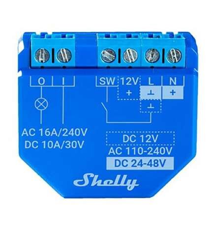 Presa Intelligente Shelly PLUS 1 100 - 240 V 16 A