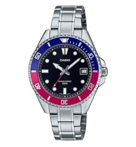 Orologio Uomo Casio MDV-10D-1A3VDF Argentato (Ø 38,5 mm)