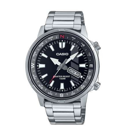 Orologio Uomo Casio MTD-130D-1A2VDF Argentato (Ø 44 mm)