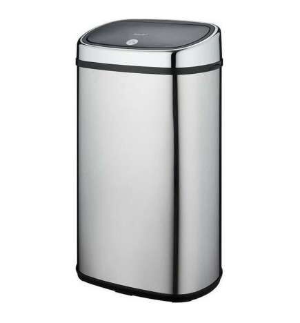 Secchio della spazzatura Kitchen Move Square Grigio 60 L