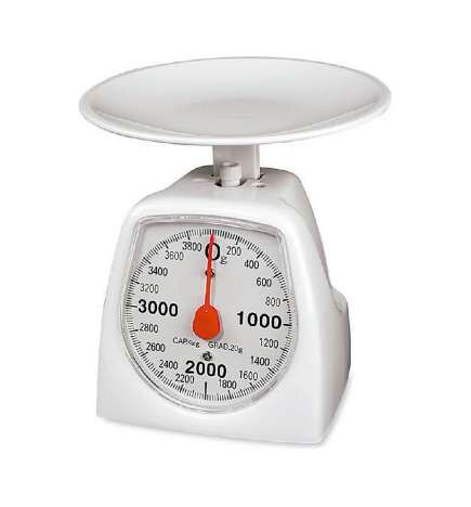 bilancia da cucina retro EDM 07621 Bianco 4 Kg