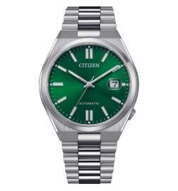 Orologio Uomo Citizen TSUYOSA AUTOMATIC Verde Argentato (Ø 40 mm)