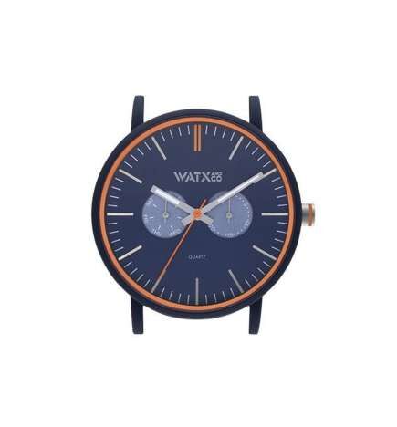 Orologio Unisex Watx & Colors WXCA2715 Azzurro (Ø 44 mm)
