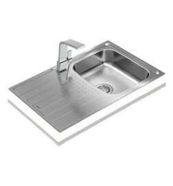 Lavello da Una Vasca con Scolapiatti Teka 115110012 45 cm