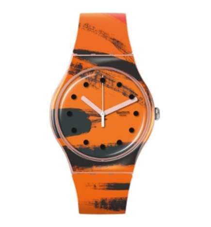 Orologio Uomo Swatch SUOZ362 Arancio