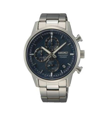 Orologio Uomo Seiko SSB387P1 Argentato (Ø 41 mm)