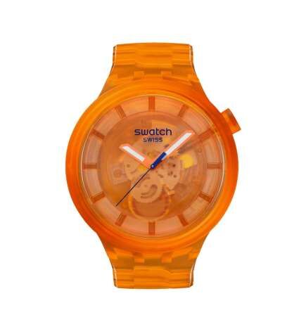 Orologio Uomo Swatch SB05O103 Arancio (Ø 47 mm)