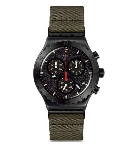 Orologio Uomo Swatch YVB416 Nero