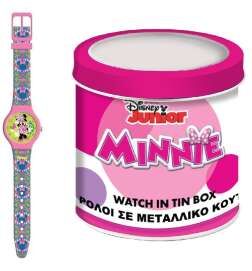 Orologio Bambini Minnie Mouse MINNIE  - TIN BOX Ø 33 mm