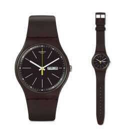 Zegarek Męski Swatch SUOC704 Brązowy