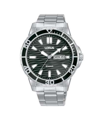 Orologio Uomo Lorus RH355AX9 Nero Argentato