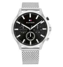 Orologio Uomo Tommy Hilfiger RYDER Nero Argentato